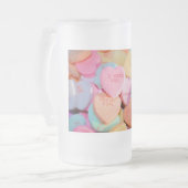 HOORZITTEN SNOEP valentijnse Matglas Bierpul (Voorkant links)