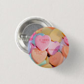 HOORZITTEN SNOEP valentijnse Ronde Button 3,2 Cm (Voorkant /achterkant)