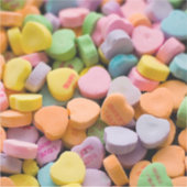 HOORZITTEN SNOEP valentijnse Sticker (Voorkant)