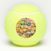 HOORZITTEN SNOEP valentijnse Tennisballen (Achterkant)