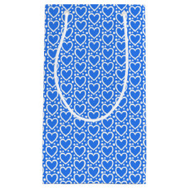 HOORZITTEN VOOR BRIGHT BLUE EN WITTE VALENTIJNSDAG KLEIN CADEAUZAKJE