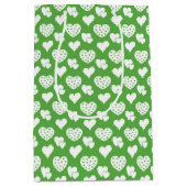 HOORZITTEN VOOR GROENE EN WITTE VALENTIJNSDAG MEDIUM CADEAUZAKJE (Voorkant)