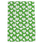 HOORZITTEN VOOR GROENE EN WITTE VALENTIJNSDAG MEDIUM CADEAUZAKJE (Achterkant)