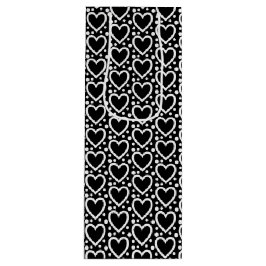 HOORZITTEN VOOR ZWARTE EN WITTE VALENTIJNSDAG WIJN CADEAUTAS