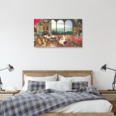 Hoorzitting 1617 canvas afdruk (Insitu (Slaapkamer))