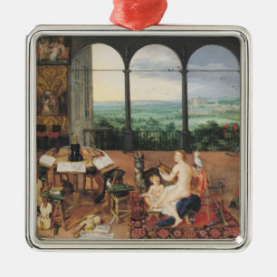 Hoorzitting 1617 metalen ornament