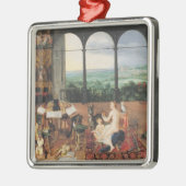 Hoorzitting 1617 metalen ornament (Links)