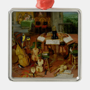 Hoorzitting 1617 metalen ornament