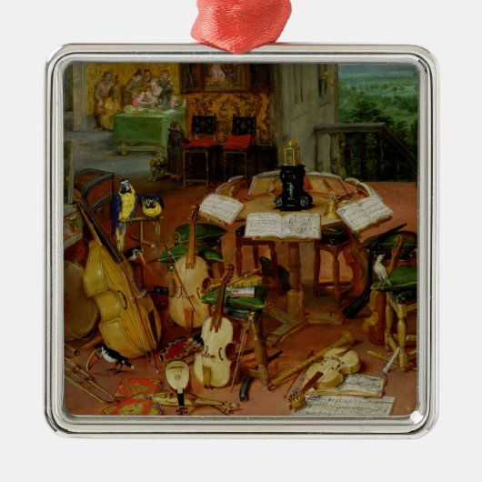 Hoorzitting 1617 metalen ornament (Voorkant)