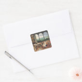 Hoorzitting 1617 vierkante sticker (Envelop)