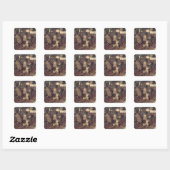 Hoorzitting 1617 vierkante sticker (Vel)