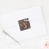 Hoorzitting 1617 vierkante sticker (Envelop)