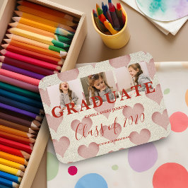 Hoorzitting Afstuderen 3 Foto's Textieltextuur vóó Magneet