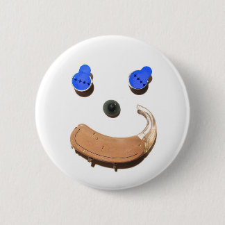Hoorzitting = Geluk + Healthier Ronde Button 5,7 Cm