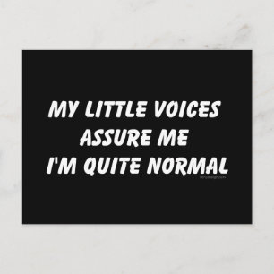 Hoorzitting Humor stemmen Briefkaart