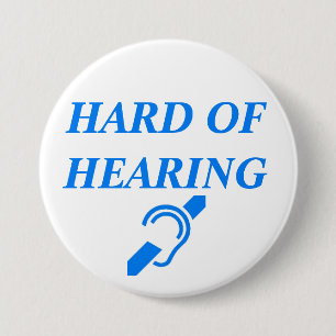 HOORZITTING RONDE BUTTON 7,6 CM