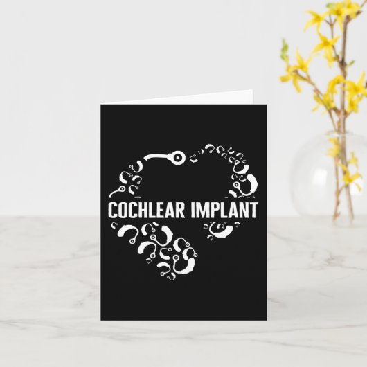 Hoorzitting Verlies bewustzijn Liefde Cochlear Imp Kaart (Gele Bloem)