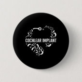 Hoorzitting Verlies bewustzijn Liefde Cochlear Imp Ronde Button 5,7 Cm (Voorkant)