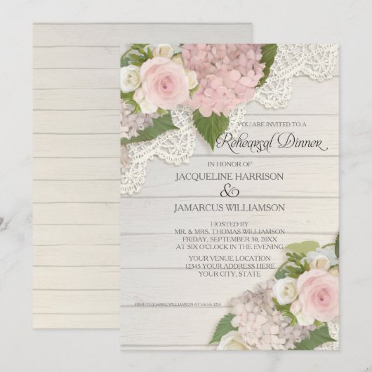 Hoorzittingen Roos van het moderne plattelandskorp Kaart (Voorkant / Achterkant)