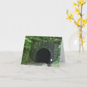 Hoosac Tunnel East Portal Florida MA Note Kaart (Gele Bloem)