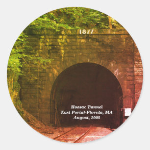 Hoosac Tunnel East Portal Florida Ronde Sticker
