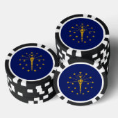 Hoosier Flag, Flag of Indiana Poker Chips (Opstapeling)