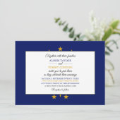 Hoosier Flag, vlag van Indiana Wedding Kaart (Staand voorkant)