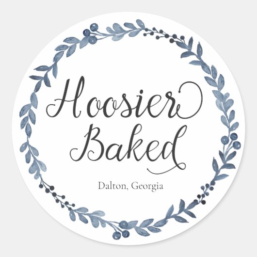 Hoosier Gebakken Label Custom (Voorkant)