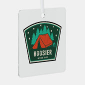 Hoosier National Forest Camping Metalen Ornament (Voorkant Rechts)