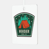 Hoosier National Forest Camping Metalen Ornament (Voorkant links)