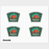 Hoosier National Forest Camping Rechthoekige Sticker (Vel)