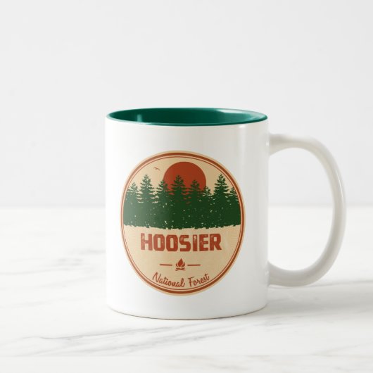 Hoosier National Forest Tweekleurige Koffiemok (Rechts)