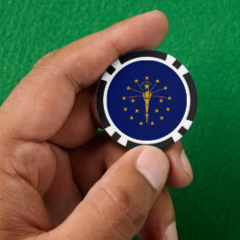 Hoosier-vlag, Vlag van Indiana Poker Chips