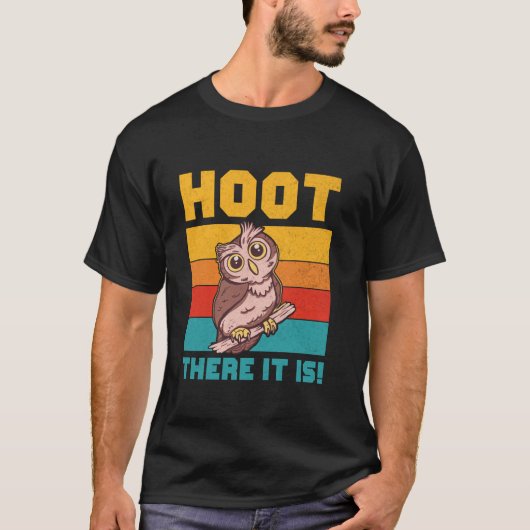 Hoot daar is het uil t-shirt (Voorkant)