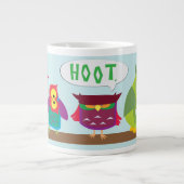 Hoot de Colorful Owls 20oz Mok (Voorkant)
