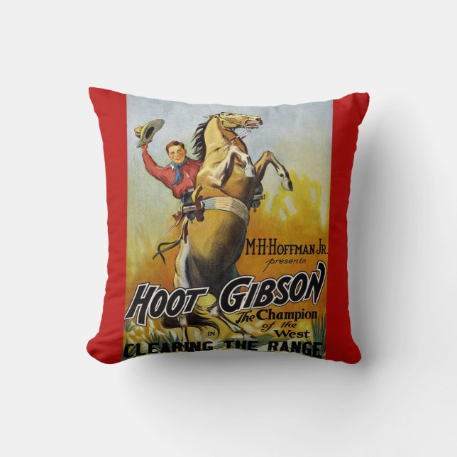 Hoot Gibson Kussen (Voorkant)