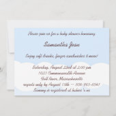 Hoot! Hoot! Een baby jongen is onderweg. Kaart (Achterkant)