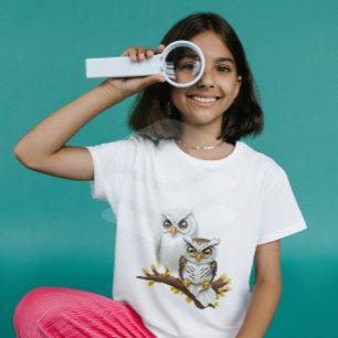 Hoot hoot, ik hou van uil!   Meisjes T-shirt