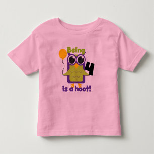Hoot Owl 4th Birthday T-shirts en cadeautjes