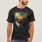 Hoot Owl Gezegde Good Night As the River Runing by T-shirt (Voorkant)