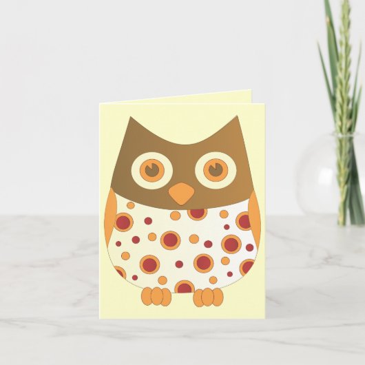 Hoot Owl Kaart (Voorkant)