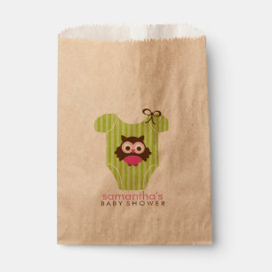 Hoot Owl Outfit Girl Baby shower Bedankzakje