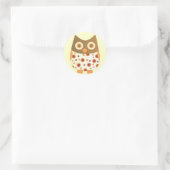 Hoot Owl Ronde Sticker (Tas)