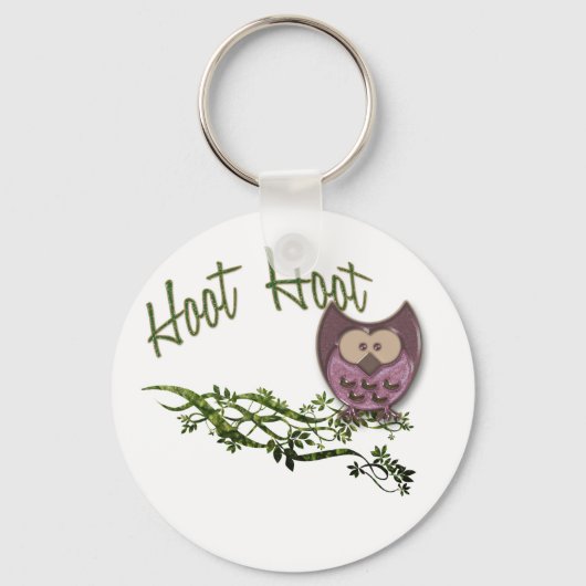 Hoot Owl Sleutelhanger (Voorkant)