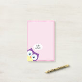 Hoot Owl Woodland Animal Wildlife Schattige grilli Post-it® Notes (Op bureau)