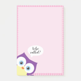 Hoot Owl Woodland Animal Wildlife Schattige grilli Post-it® Notes