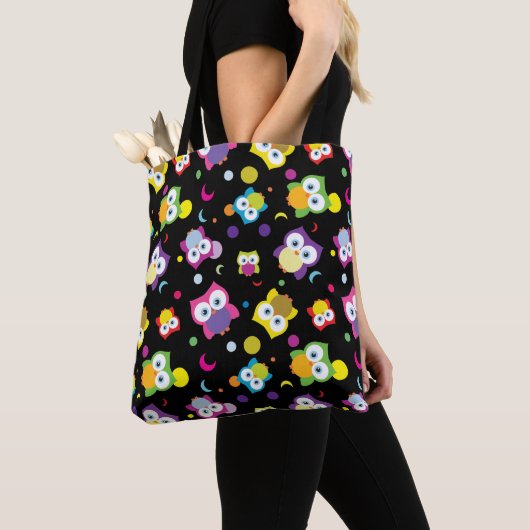 Hoot Owl Woodland Whimscial Tote Bag (Dichtbij)