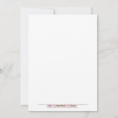 HOOT OWLS Groen Neutraal Baby shower 5x7 Kaart (Achterkant)