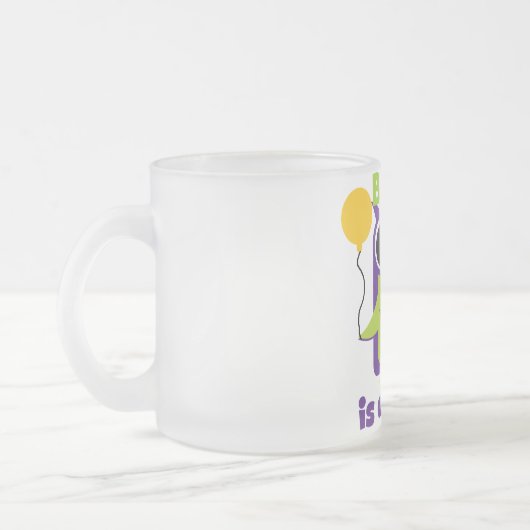 Hoot Uil 1e Verjaardag T-shirts en geschenken Matglas Koffiemok (Links)