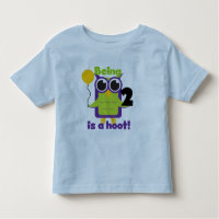Hoot Uil 2e Verjaardag T shirten en geschenken